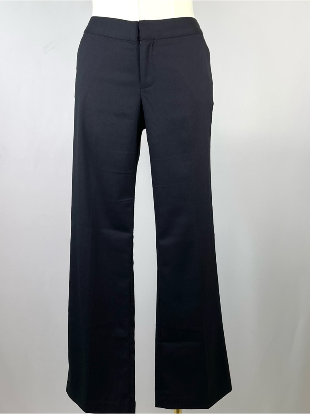 GAP Aubrey Stretch Womens Black Dress Pants 12L Tall Workwear